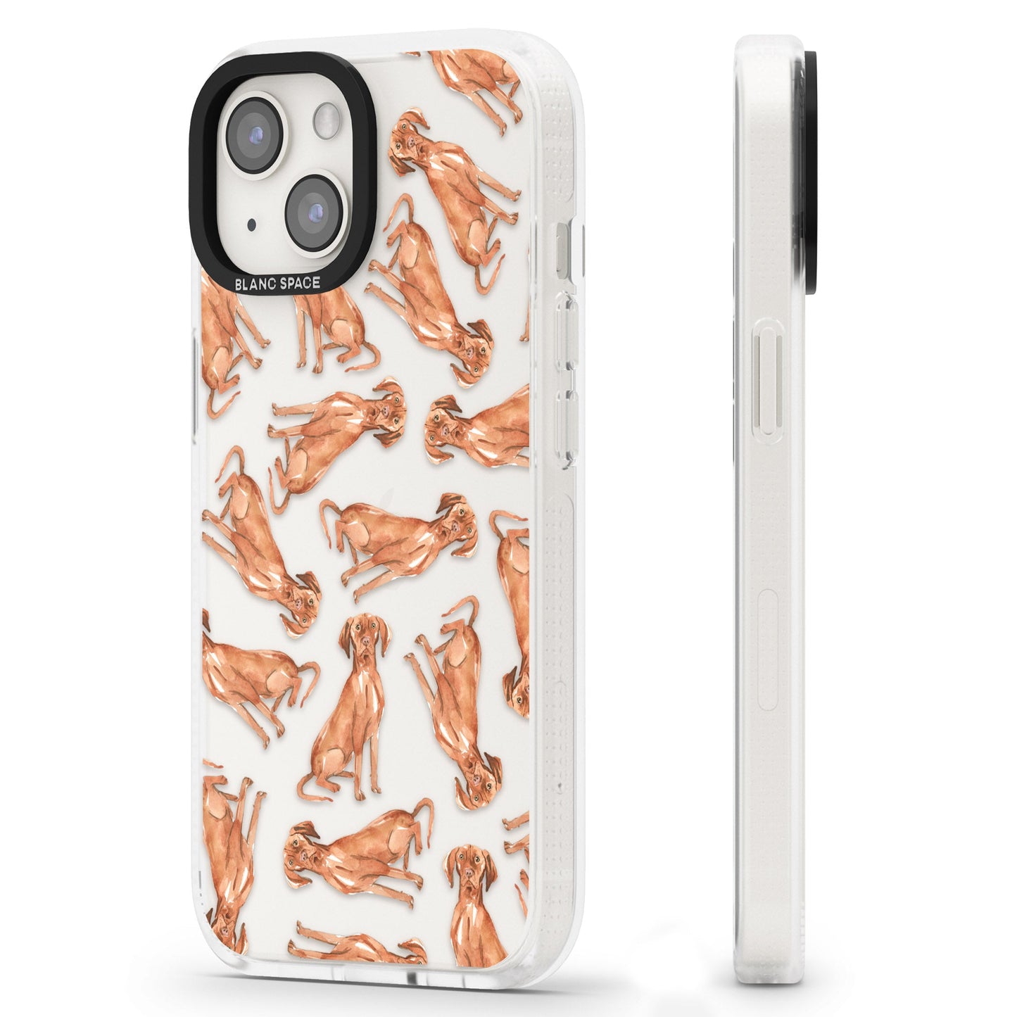 Hungarian Vizsla Watercolor Pattern