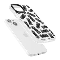 Black Cockapoo Watercolor