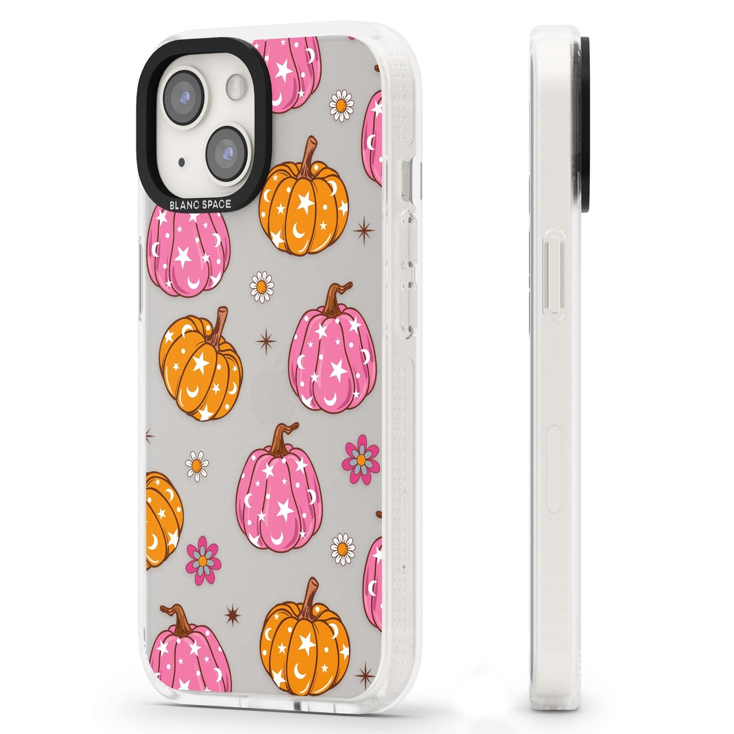 Motif de citrouilles Fleurs et Étoiles