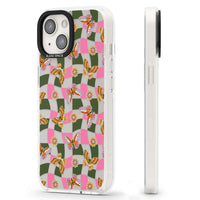 Wavy Butterfly Checked Pattern