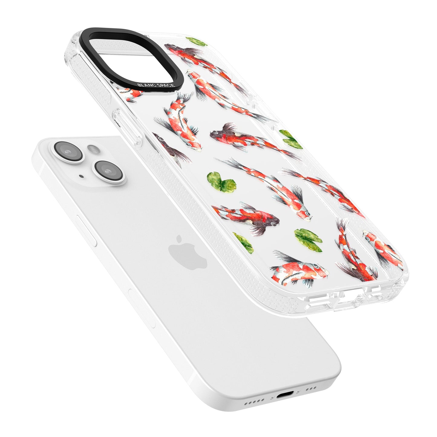 Aquarelle de poissons koi