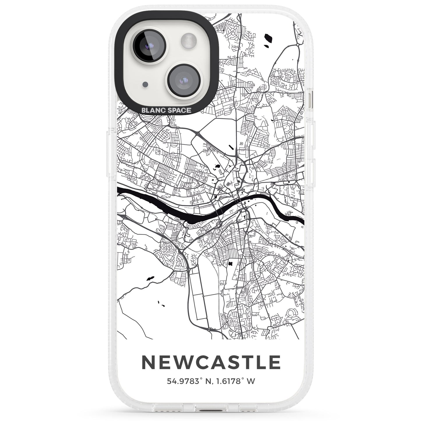 Stadtplan von Newcastle
