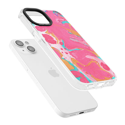 Vibrant Marbled Paper