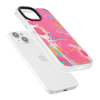 Vibrant Marbled Paper