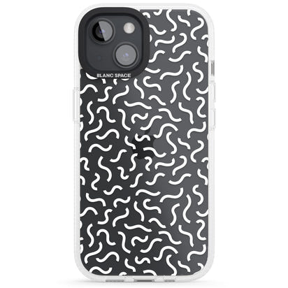 Schwarz-weißes Wellenmuster