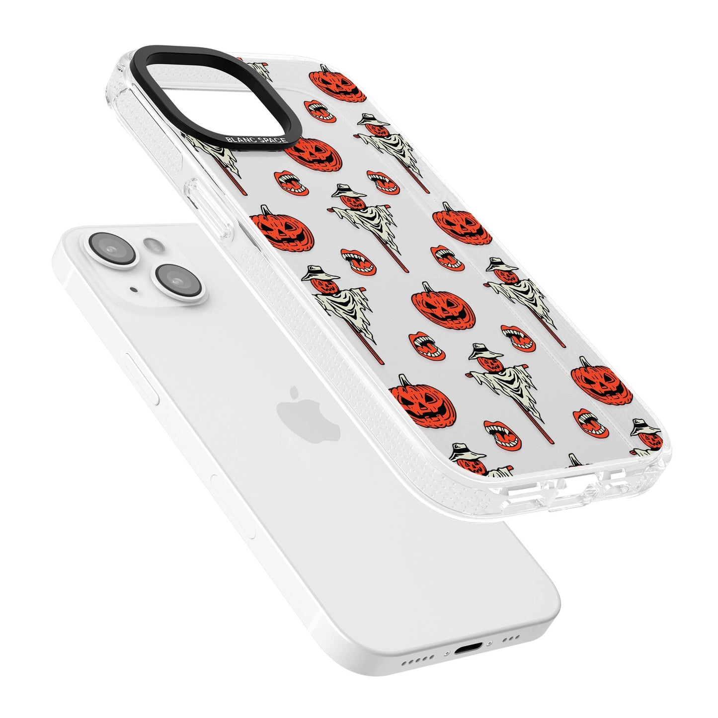 Retro Red Pumpkins & Scarecrows