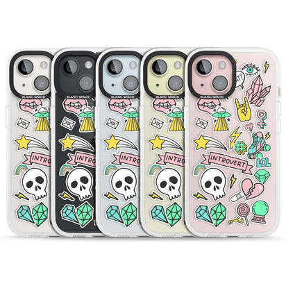 Autocollant introverti