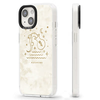 Goldenes Emblem des Wassermanns