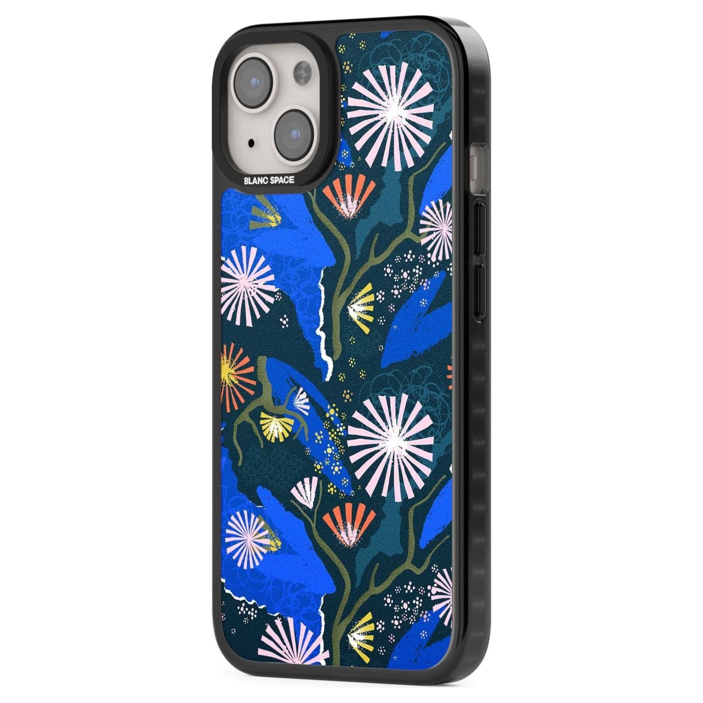 Dark Botanicals Abstract Pattern