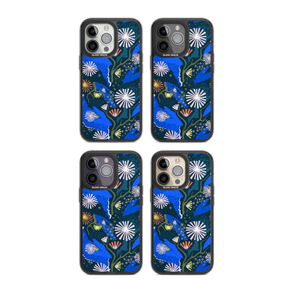 Dark Botanicals Abstract Pattern