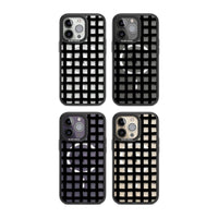 Messy Black Grid Clear