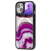 Tranche de cristal d'améthyste