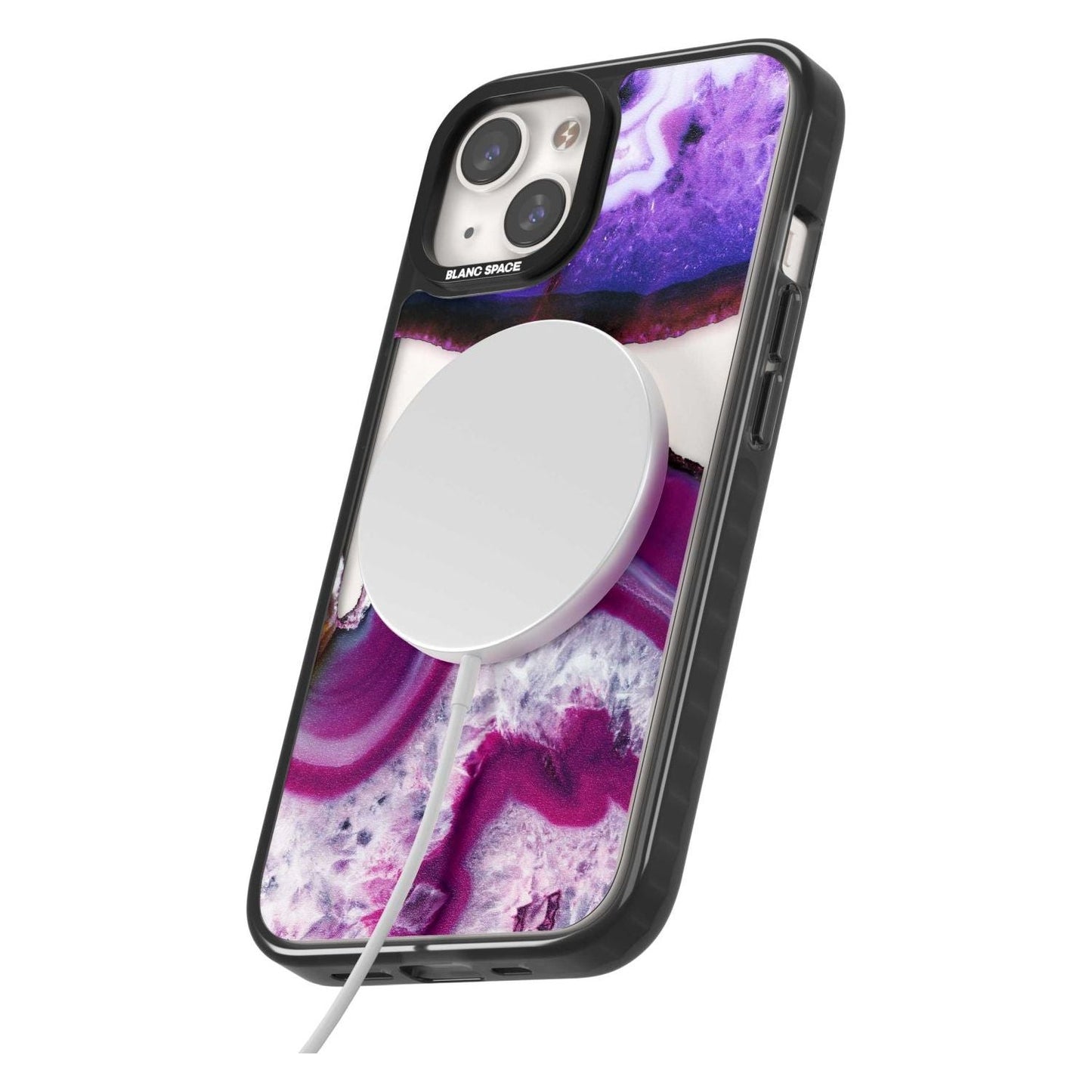 Tranche de cristal d'améthyste