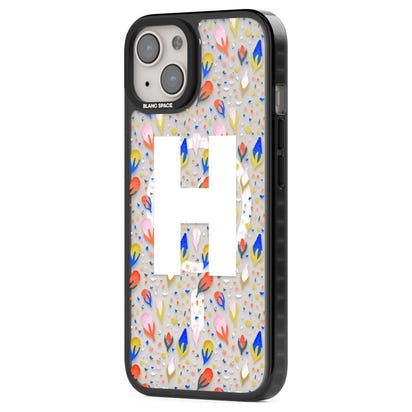 Personalised Abstract Floral Initial