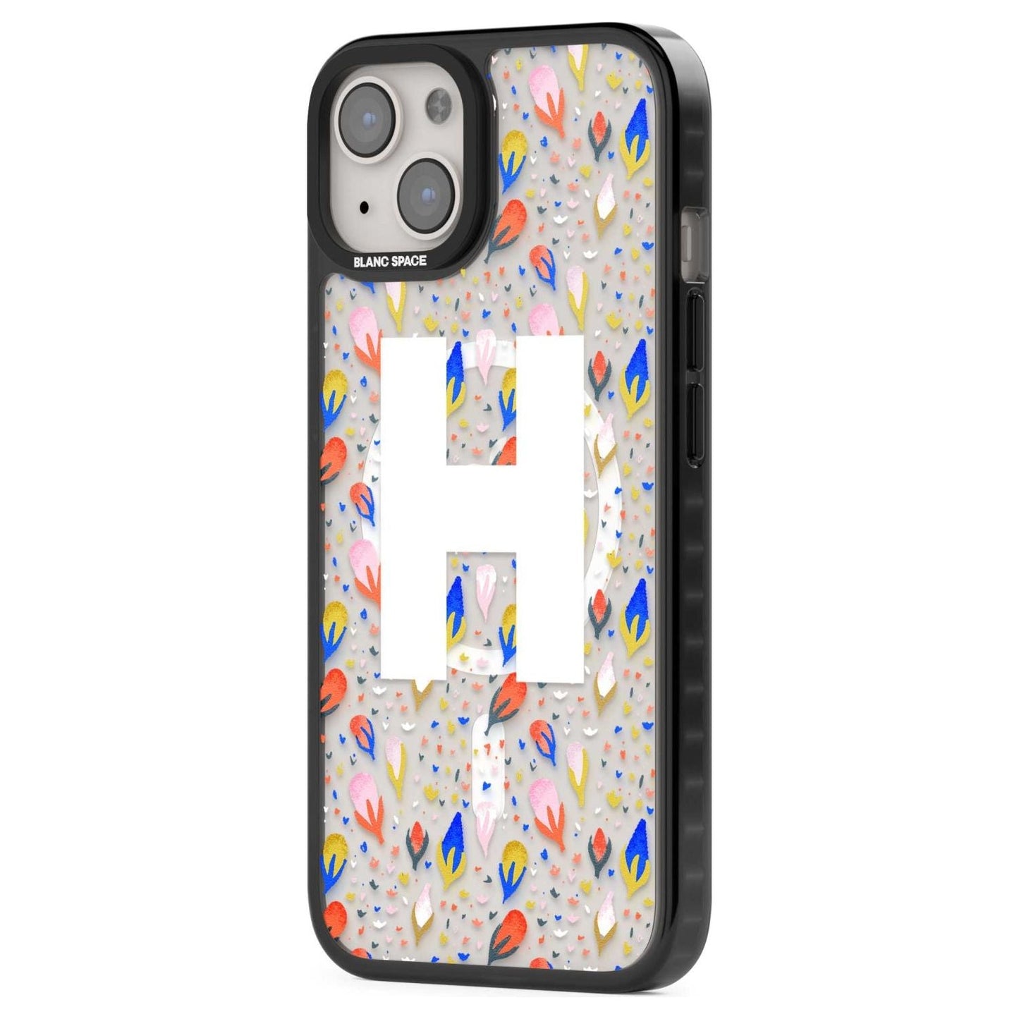 Personalised Abstract Floral Initial