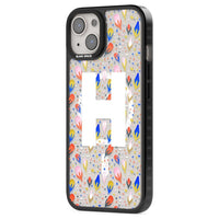 Personalised Abstract Floral Initial