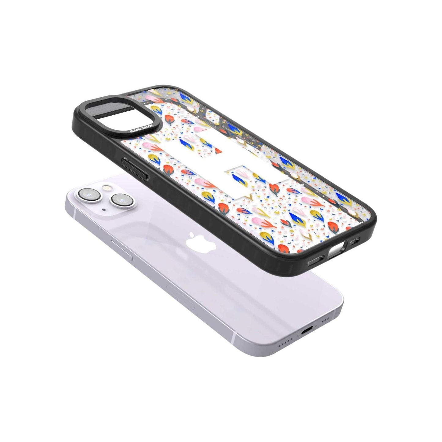 Personalised Abstract Floral Initial