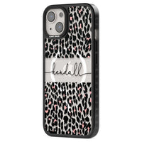 Personalised Cursive Leopard Spots