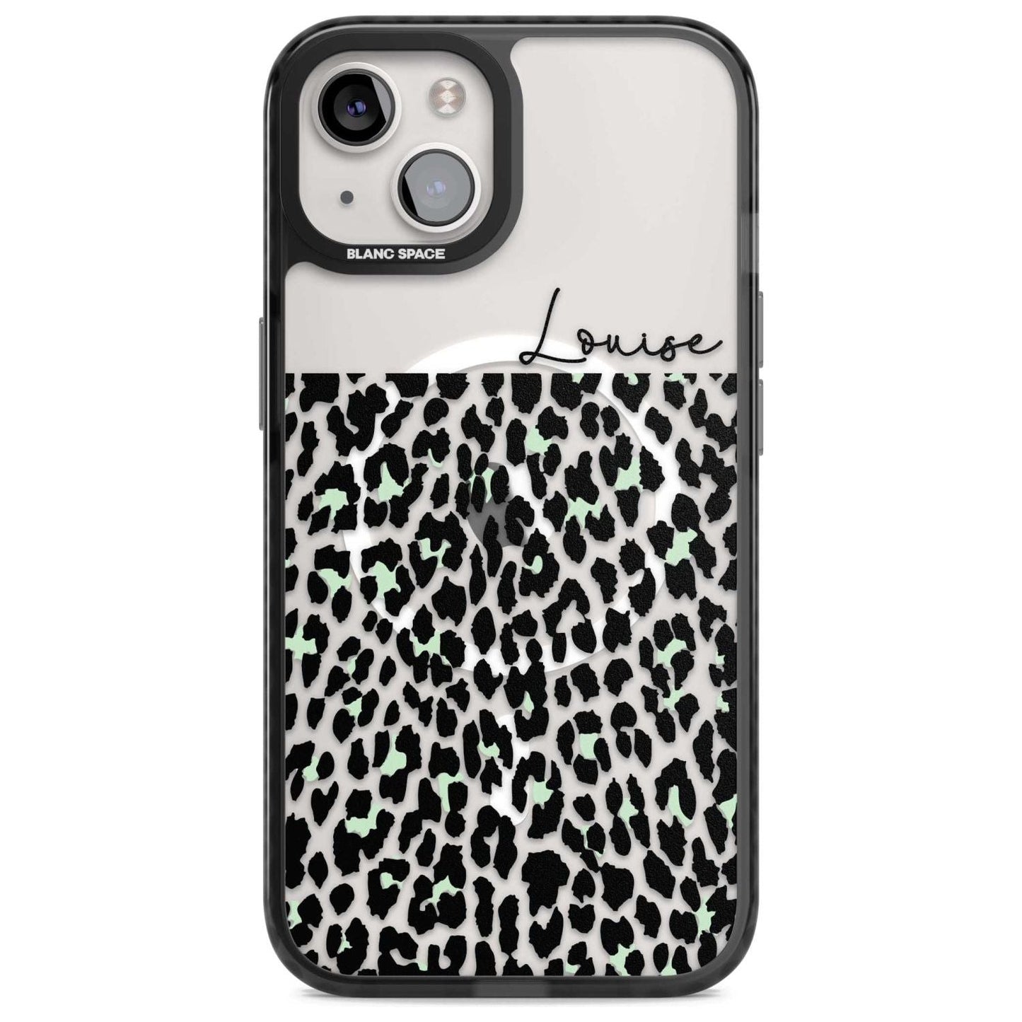 Personalised Seafoam Leopard