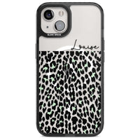 Personalised Seafoam Leopard