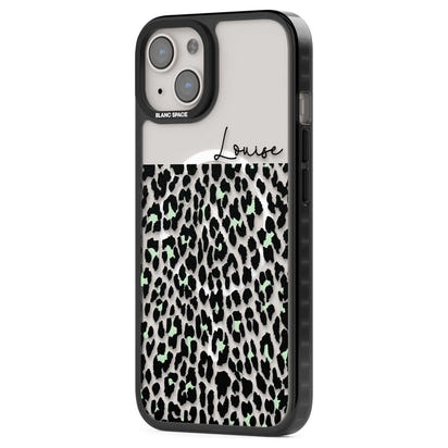 Personalised Seafoam Leopard
