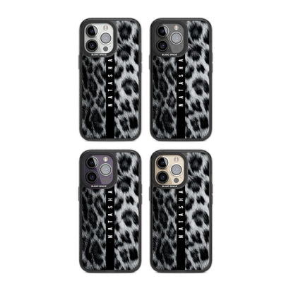 Personalised Snow Leopard Print