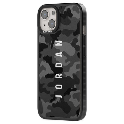 Personalised Black Camouflage Name
