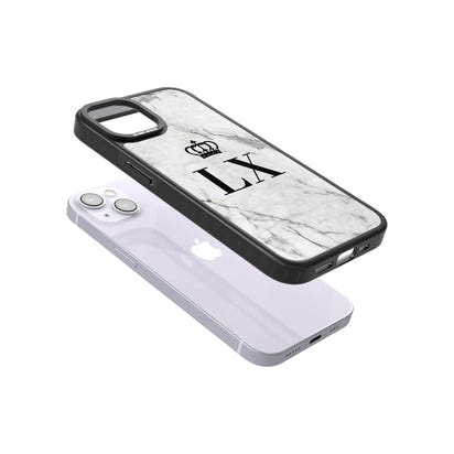 Personalised Initial Crown Marble