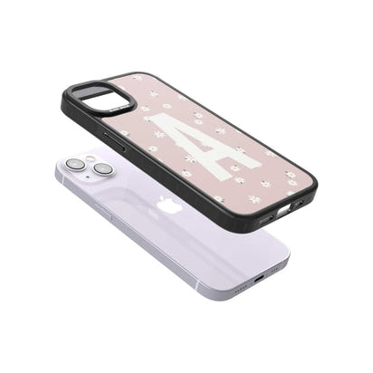 Personalised Pink Daisy Initial