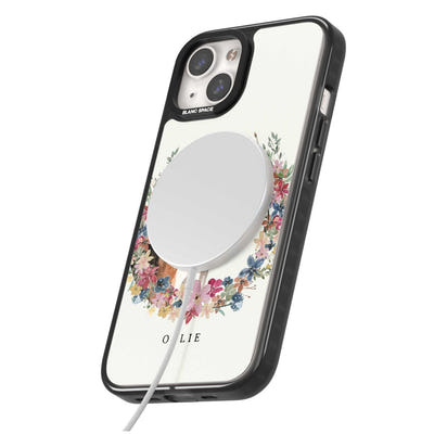 Personalised Beagle Floral Portrait