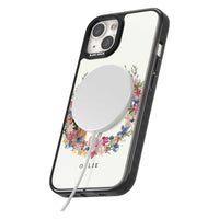 Personalised Beagle Floral Portrait