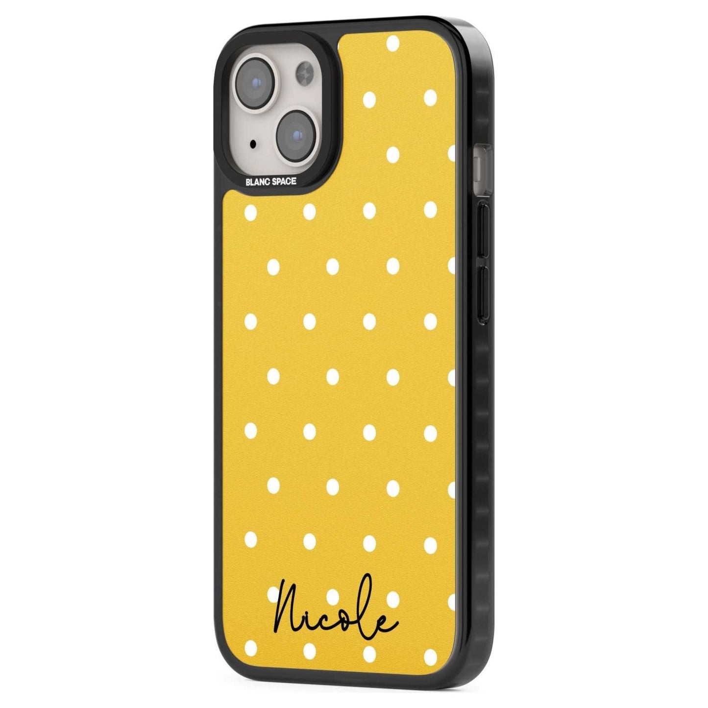 Personalised Yellow Polka Dot