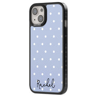 Personalised Simple Light Blue Dots