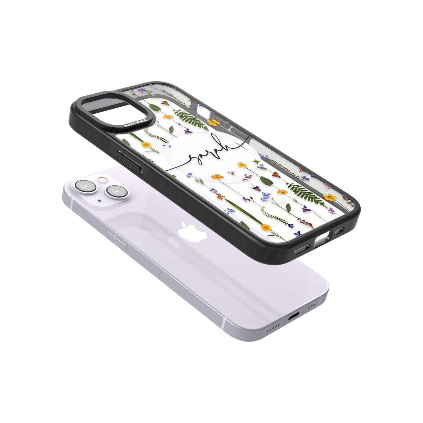 Chaîne de fleurs sauvages personnalisée