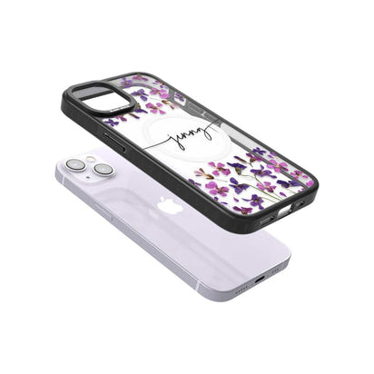 Personalised Purple Violets