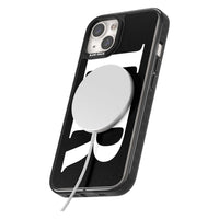 Lettres blanches et noires personnalisées