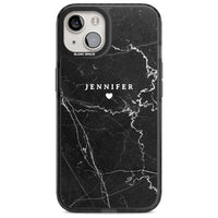 Personalised Black Marble