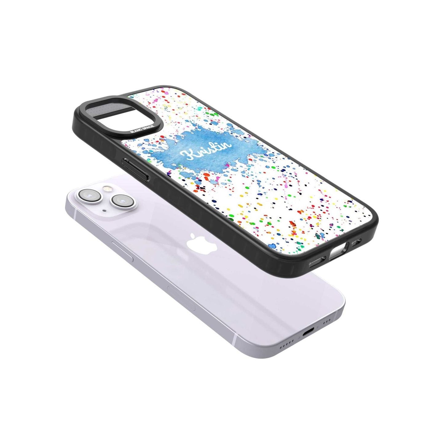 Personalised Rainbow Splatter Name