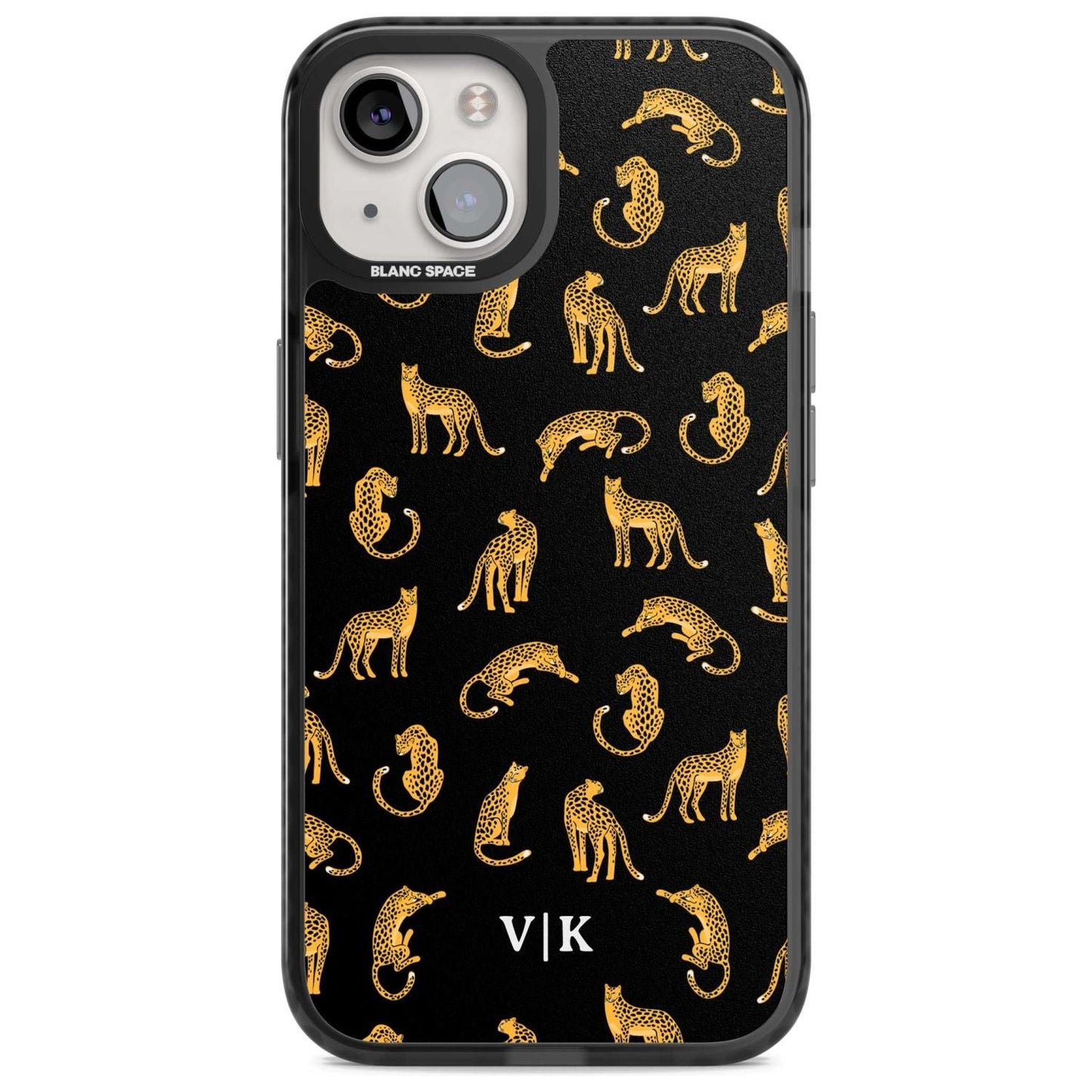 Personalised Gold Cheetah Pattern