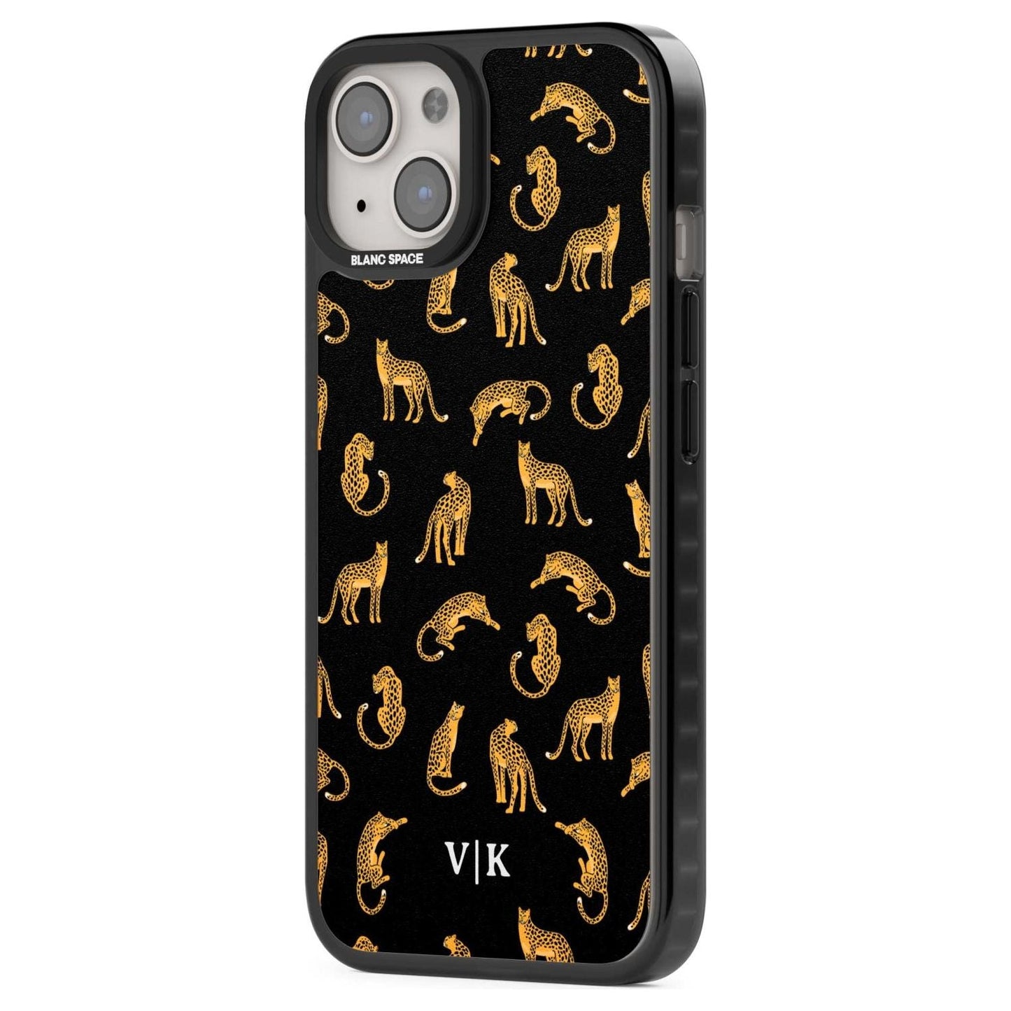 Personalised Gold Cheetah Pattern