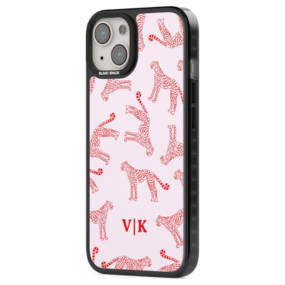 Guépard rouge et rose personnalisé