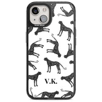 Personalised Black & White Cheetah Pattern