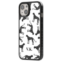 Personalised Black & White Cheetah Pattern