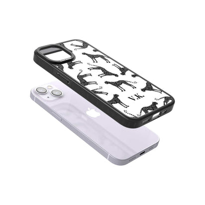 Personalised Black & White Cheetah Pattern