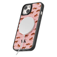 Personalised Pink Safari Tiger Pattern