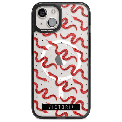 Personalised Red Snake Pattern