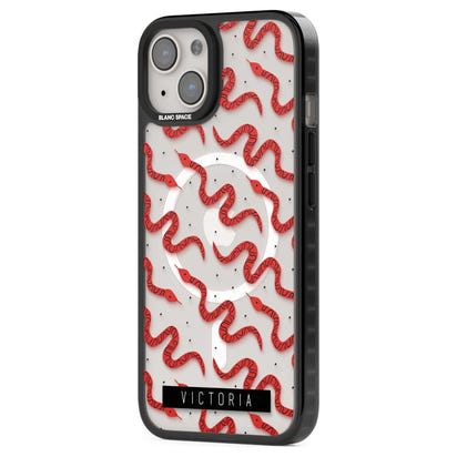 Personalised Red Snake Pattern