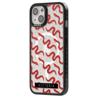 Personalised Red Snake Pattern