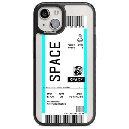Personalised Space Travel Ticket