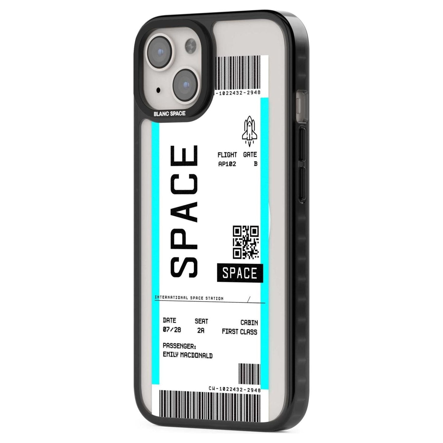 Personalised Space Travel Ticket
